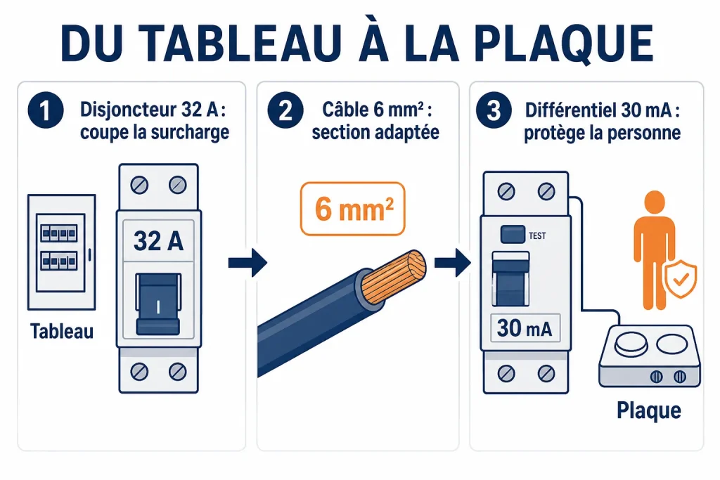 Du tableau à la plaque